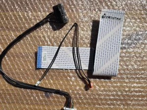 Samsung QA55Q70TAW  Set Of Flex Cables And Powe On Switch