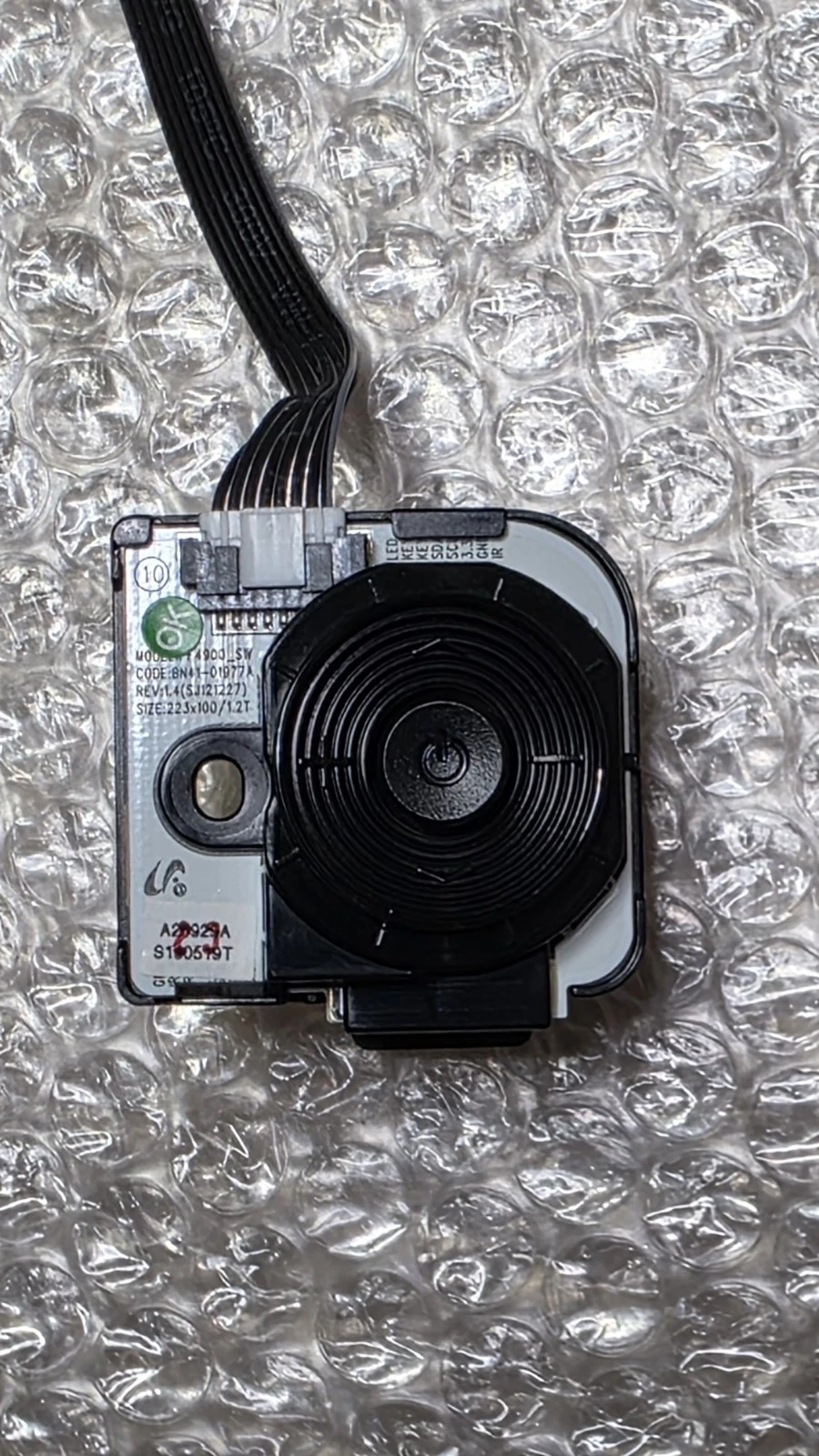 Samsung PS51F5000AM, INFRARED AND POWER MODULE MODEL PF4900, BN41-01977A REV1.4