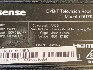 RSAG7.820.13512/ROH NEW MAIN BOARD TOSHIBA /HISENSE 85Z670MP /Hisense 65U7KAU