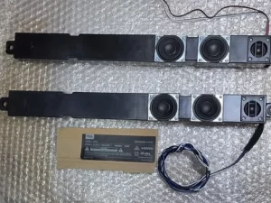 TCL TV MODEL 55X7 SPEAKER SET.