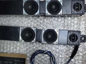 TCL TV MODEL 55X7 SPEAKER SET.