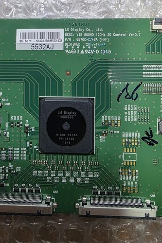 LG 86UM7600PTA , T-CON BOARD, PART # 6870C 0748A (HF) - Image 3