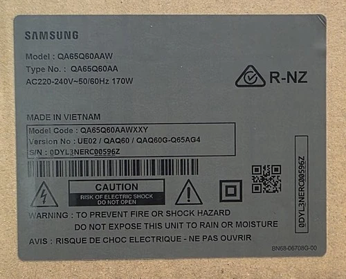 Samsung QA65Q60AAW Set Of Speakers , BN96-52483A - Image 4