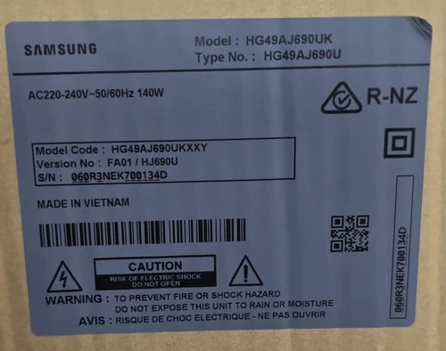 Samsung HG49AJ690UK Wifi Blue Tooth Modules, BN59-01264B - Image 3