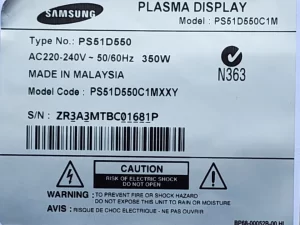 BN96-18-130E, FLEX RIBBON CABLE for PS51D550 TOCON BOARD.