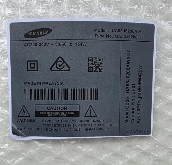 Samsung TVs UA55J6200AWXXY, Power Supply, BN44-00704E L55S1_FHS - Image 3