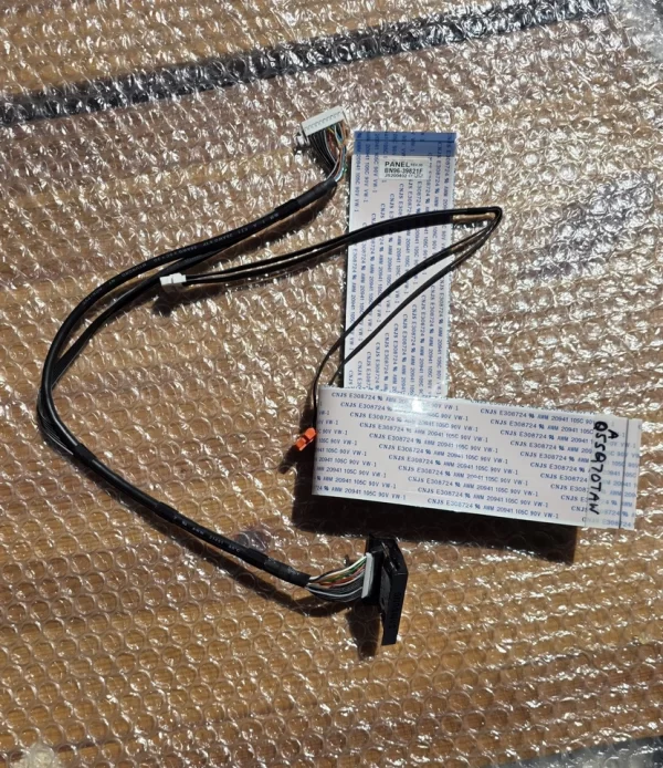 Samsung QA55Q70TAW Set Of Flex Cables And Powe On Switch - Image 3