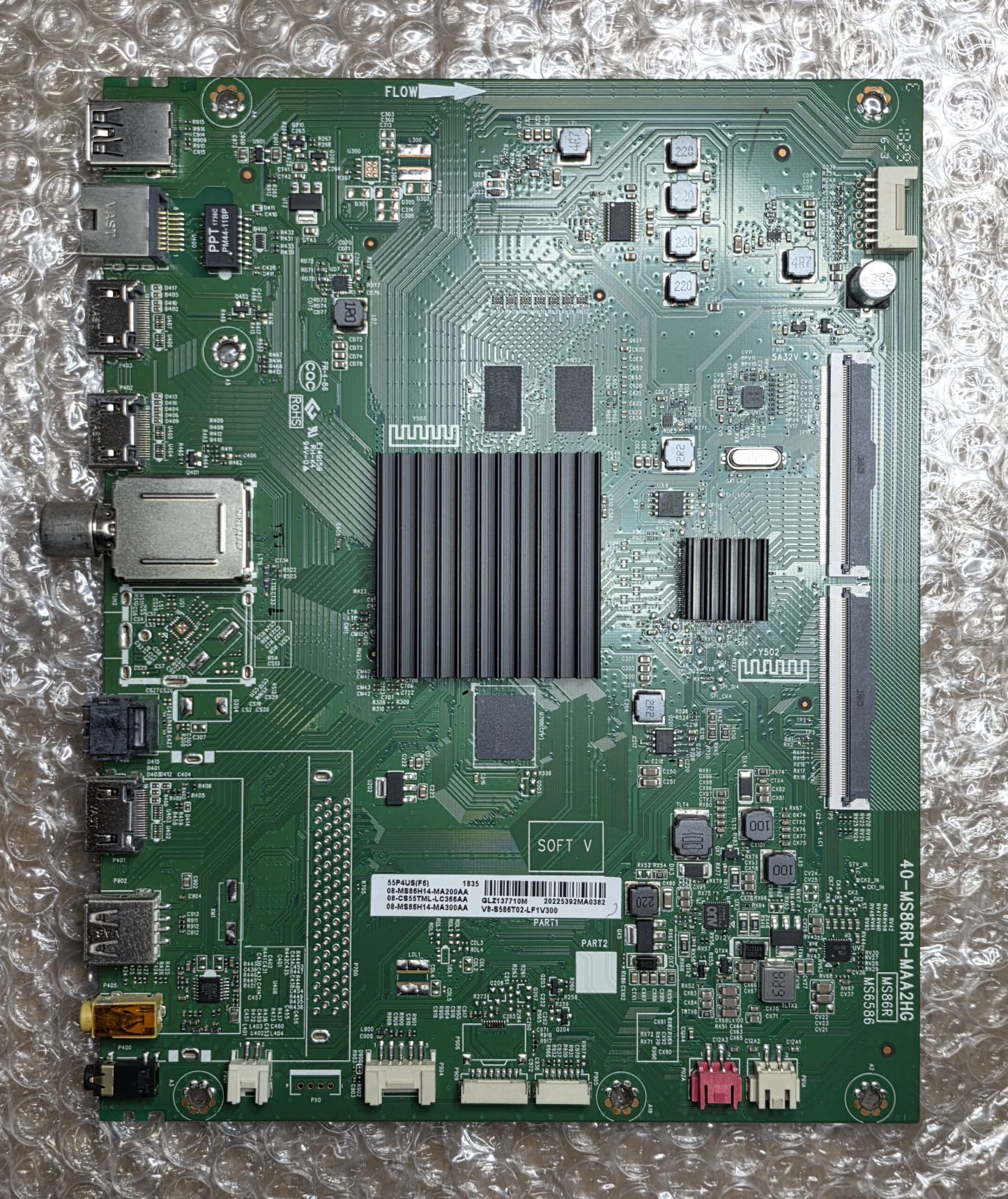 TCL 55P4US Main Board 40‑MS86B1‑MAA2HG