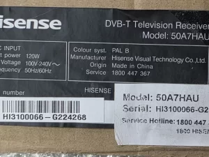 Hisense 50A7HAU WiFi Module P/N 1265032