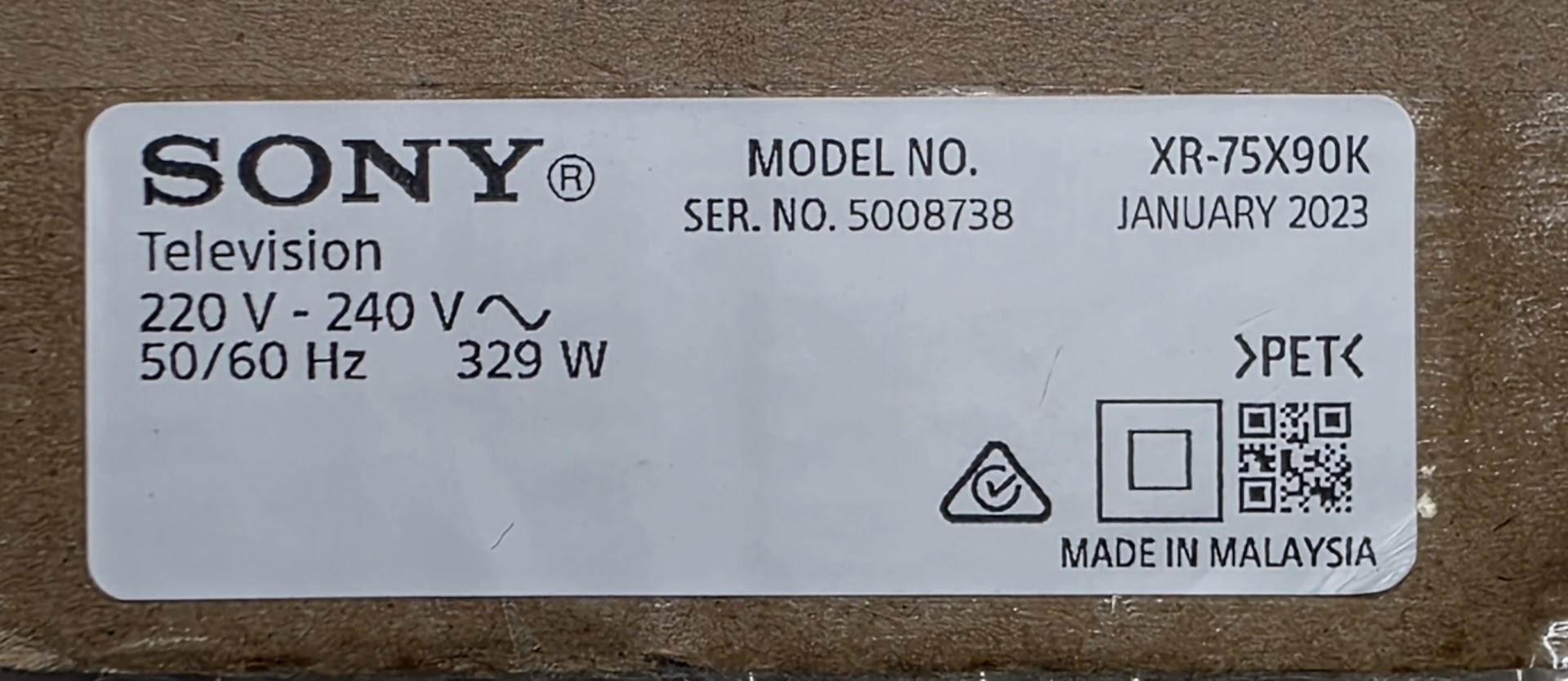 SONY TV XR75X90K, MAIN BOARD A5042776A 0053756D140055 - Image 8